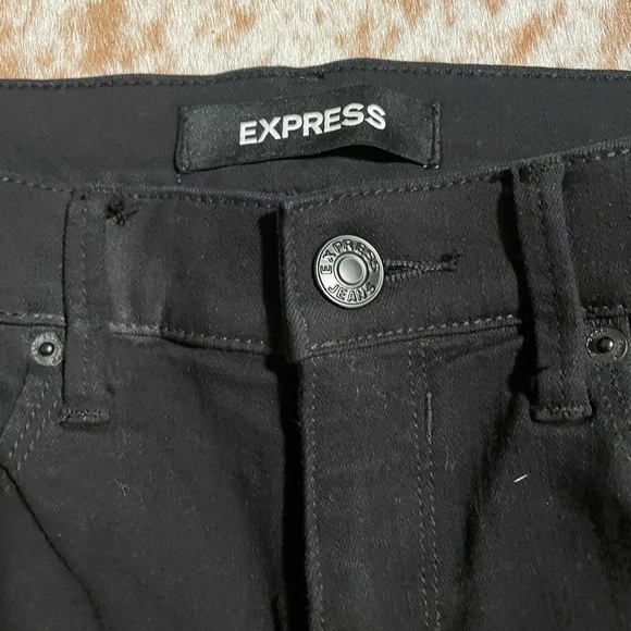 Express Jeans. Black size 6 - Picture 3 of 5